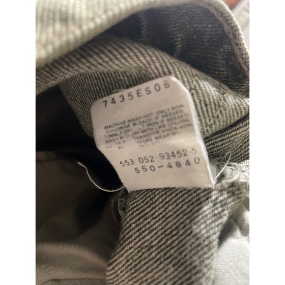 Vintage 90s Levi 550 Jeans - Made in USA - Rare GreenDenim — W34 L32 — Relaxed - Picture 8 of 8